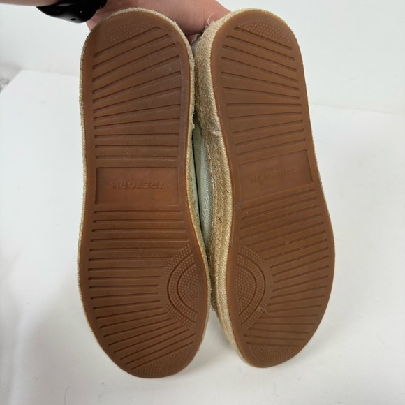 Tretorn Gray Canvas Platform Espadrille Sneakers Casual - Picture 6 of 7